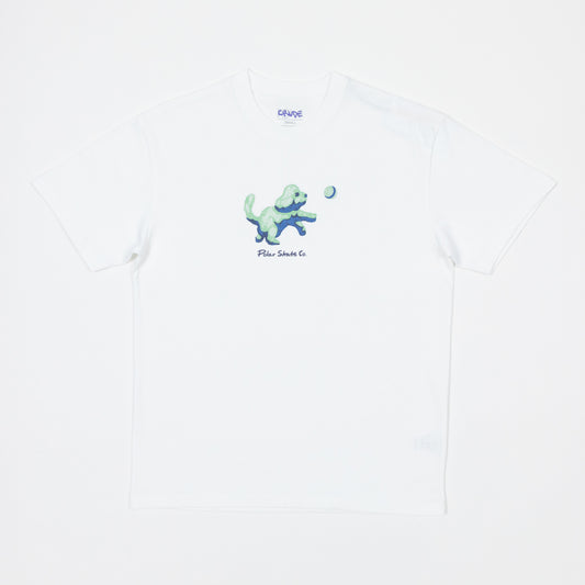 POLAR SKATE CO. Ball T-Shirt in WHITE