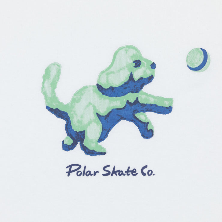 POLAR SKATE CO. Ball T-Shirt in WHITE