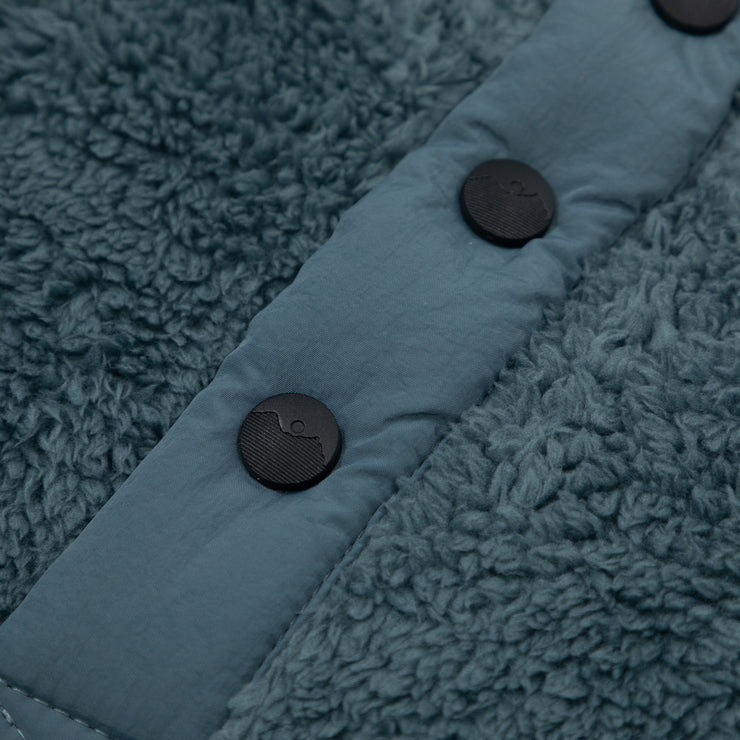 KAVU Balsa Sherpa Pullover Fleece in TEAL