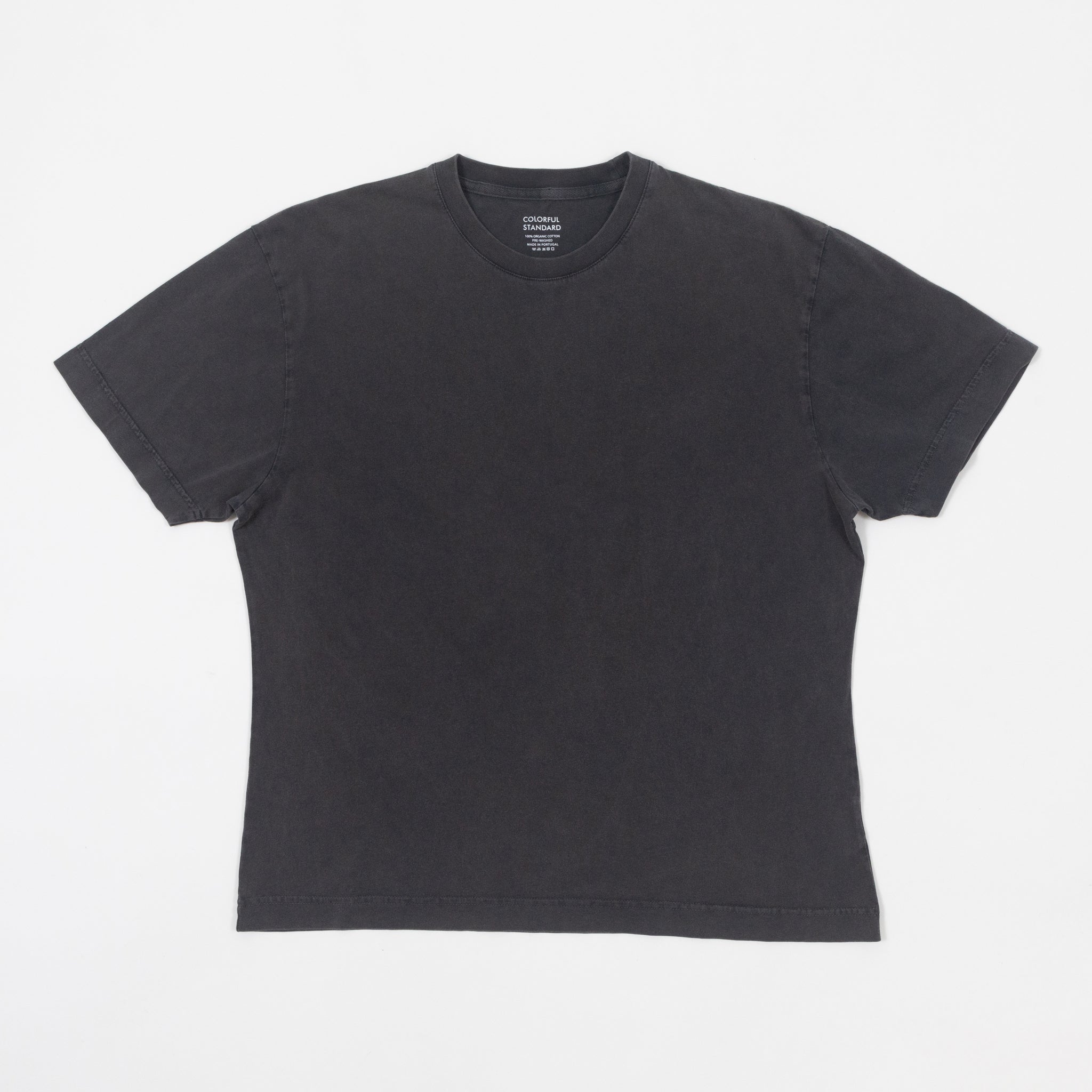 COLORFUL STANDARD Oversized T-Shirt in FADED BLACK