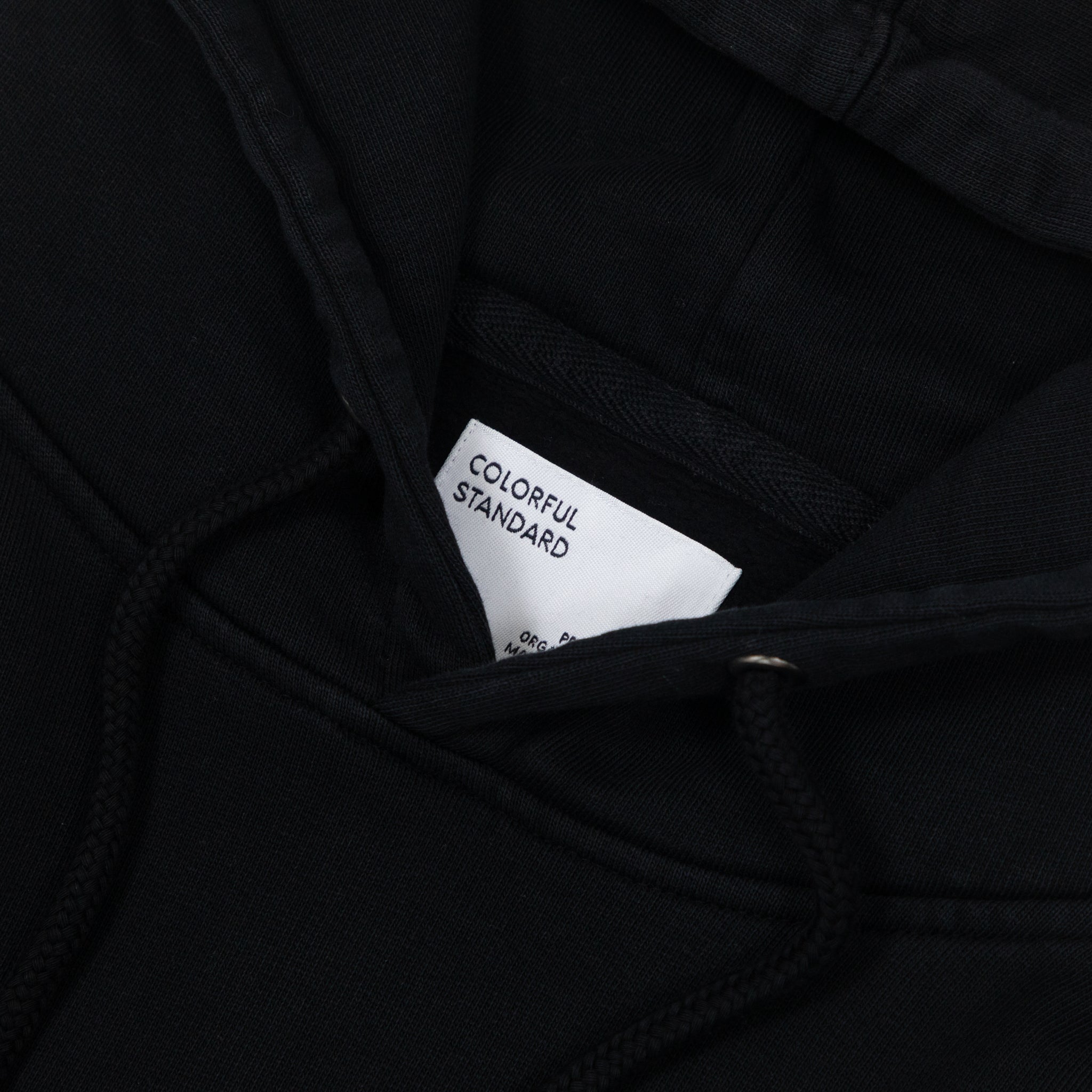 COLORFUL STANDARD Basic Hoodie in BLACK