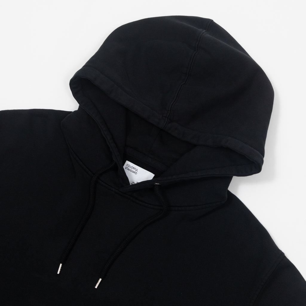 COLORFUL STANDARD Basic Hoodie in BLACK