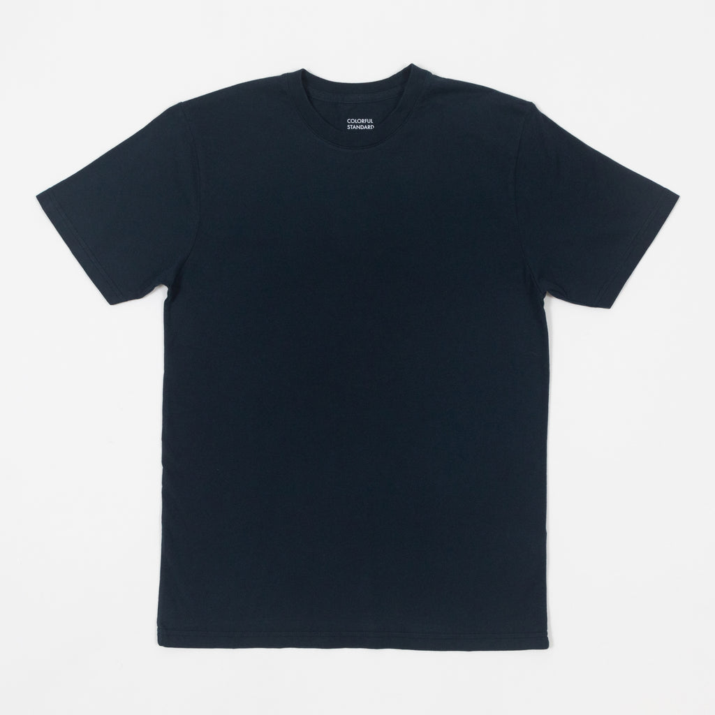 COLORFUL STANDARD Basic T-Shirt in NAVY BLUE