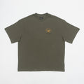 BRIXTON Bauer HW T-Shirt in OLIVE GREEN CLASSIC WASH