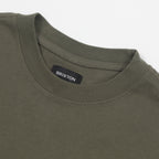BRIXTON Bauer HW T-Shirt in OLIVE GREEN CLASSIC WASH