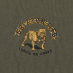 BRIXTON Bauer HW T-Shirt in OLIVE GREEN CLASSIC WASH