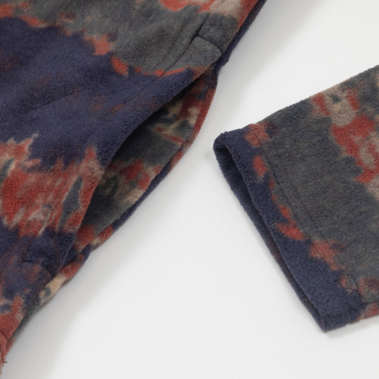 KAVU Bay Ridge Fleece in RED TIE DYE