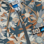 Womens KAVU Bay Breeze Quarter Zip Jacket in SPRING BLOOM