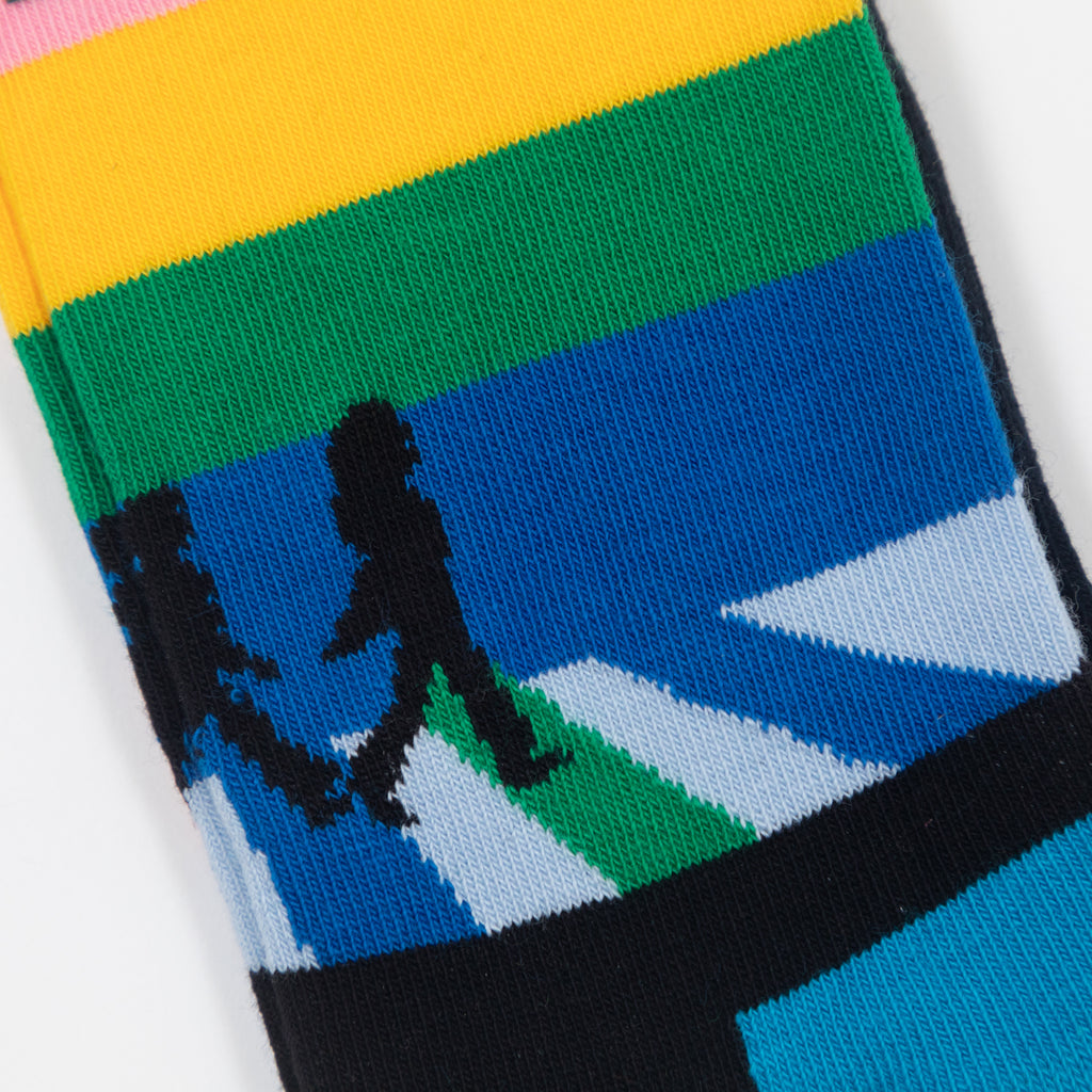 HAPPY SOCKS Beatles Legend Crossing in BLUE