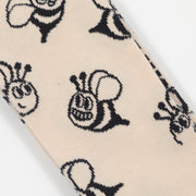 HAPPY SOCKS Bee Socks in CREAM & BLACK