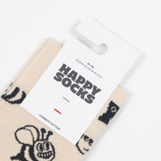 HAPPY SOCKS Bee Socks in CREAM & BLACK