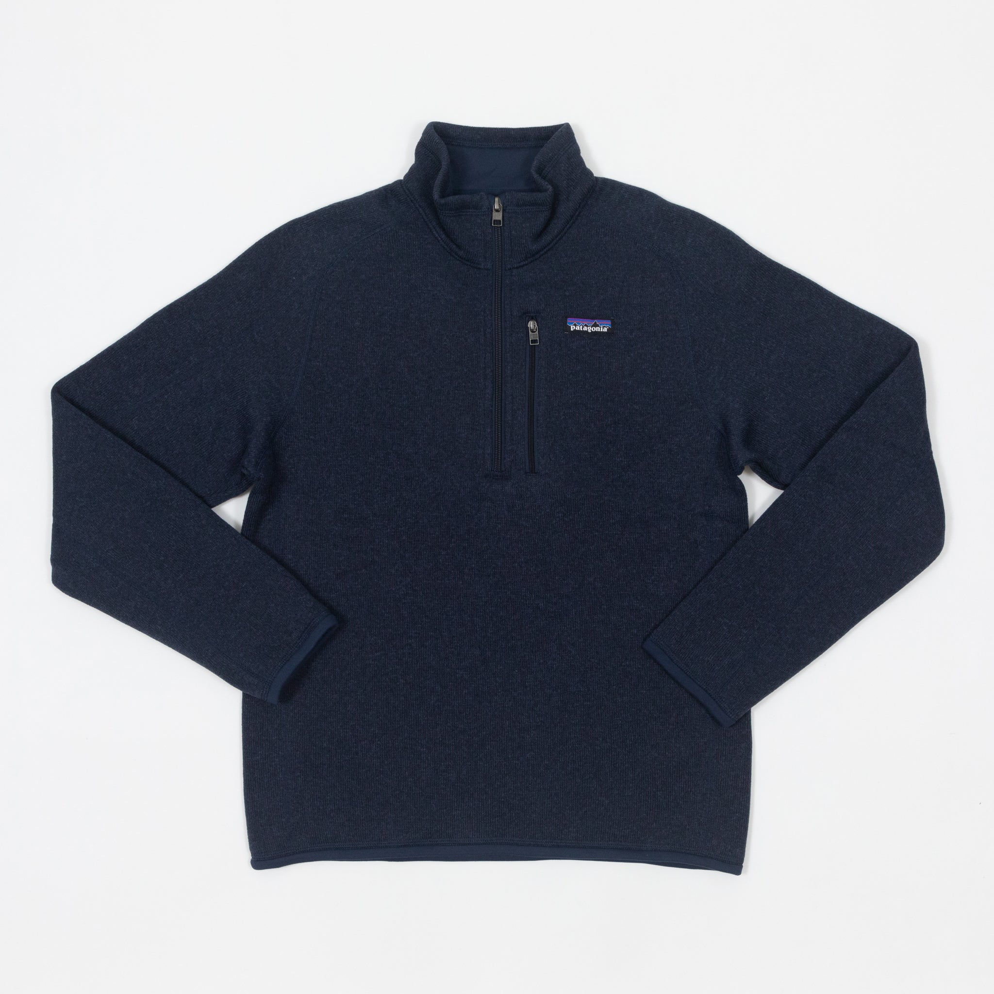 PATAGONIA Better Sweater Quarter Zip Fleece in NAVY