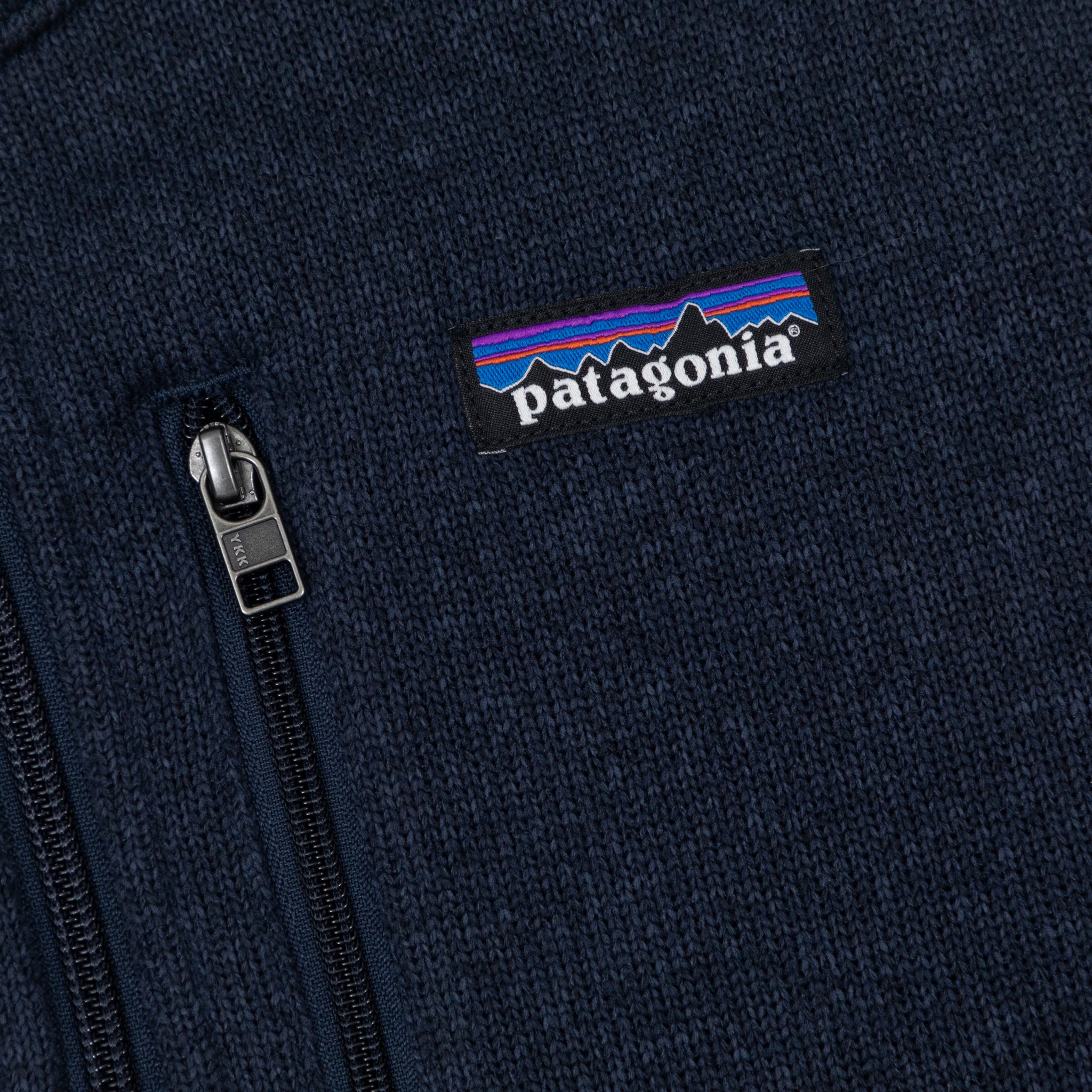 PATAGONIA Better Sweater Quarter Zip Fleece in NAVY