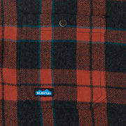 KAVU Big Joe Check Shirt in RED & BLACK