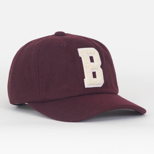 BRIXTON Big B MP Cap in PORT TEXTURED WOOL