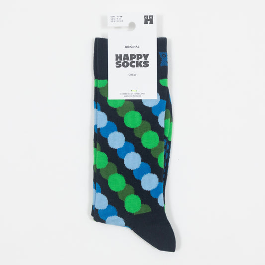 HAPPY SOCKS Big Dot Shade Socks in NAVY