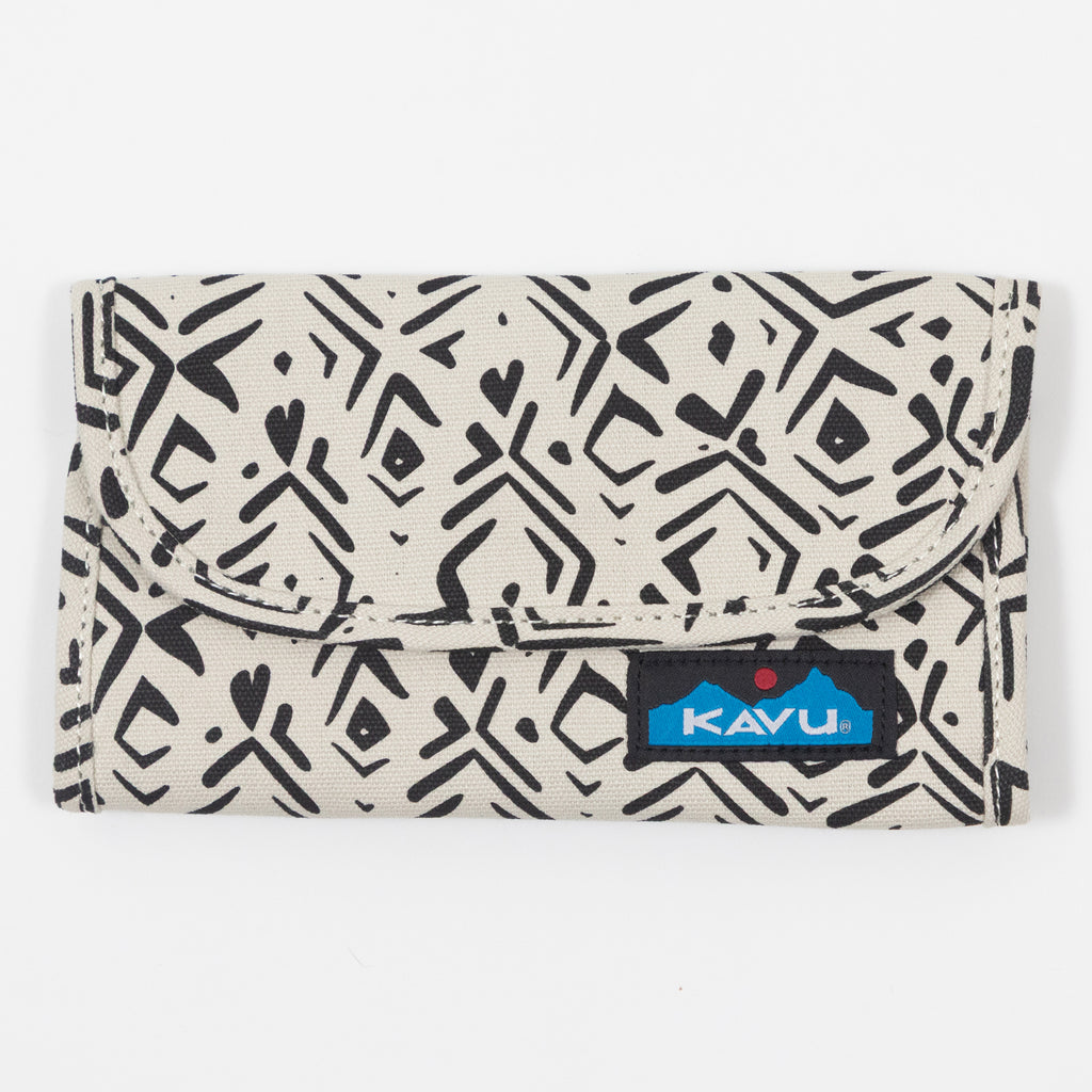KAVU Big Spender Wallet in BLACK & WHITE