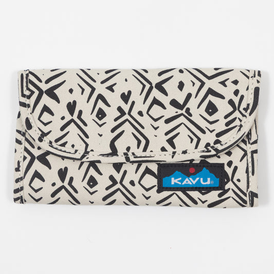 KAVU Big Spender Wallet in BLACK & WHITE