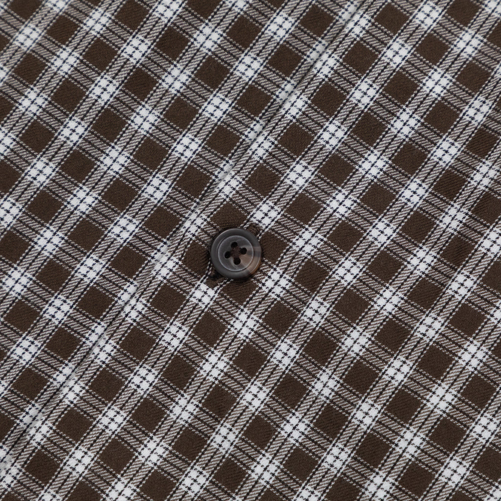 OBEY Bigwig Andy Woven Shirt IN BROWN