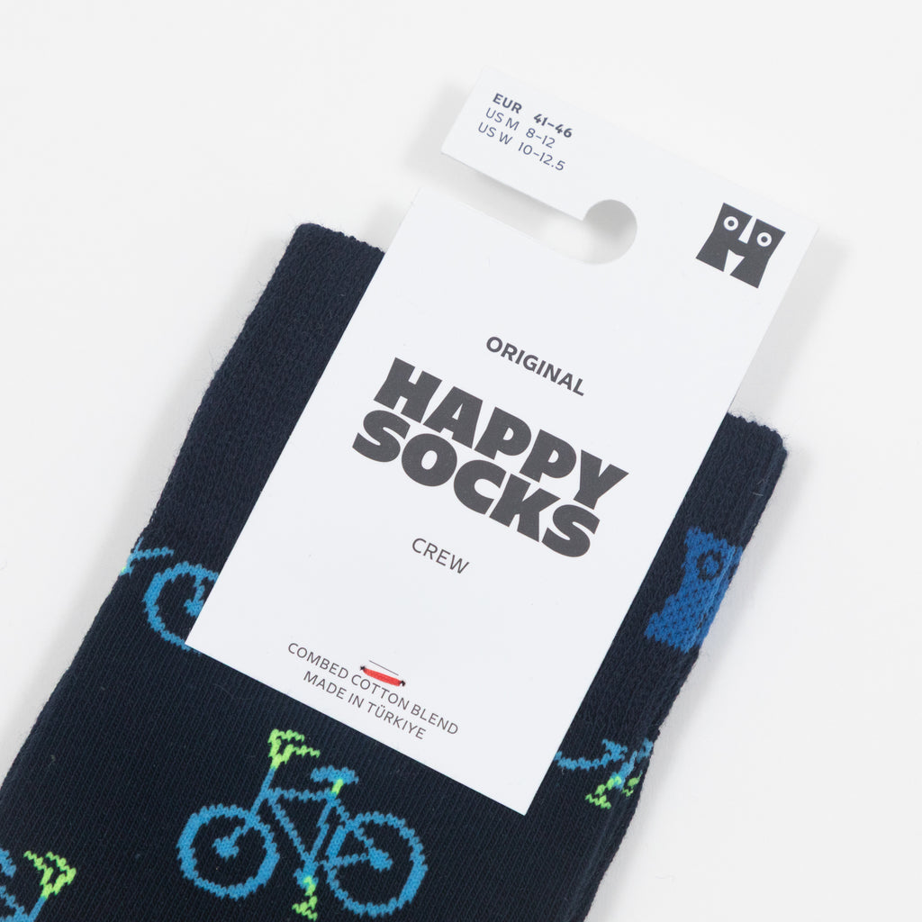HAPPY SOCKS Bike Socks in NAVY