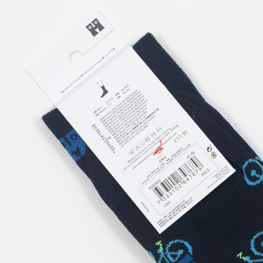 HAPPY SOCKS Bike Socks in NAVY