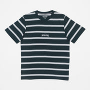 JACK & JONES Block Stripe Short Sleeve T-Shirt in FOREST GREEN