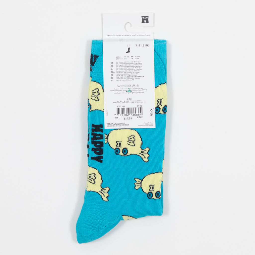 HAPPY SOCKS Blowfish Socks in BLUE