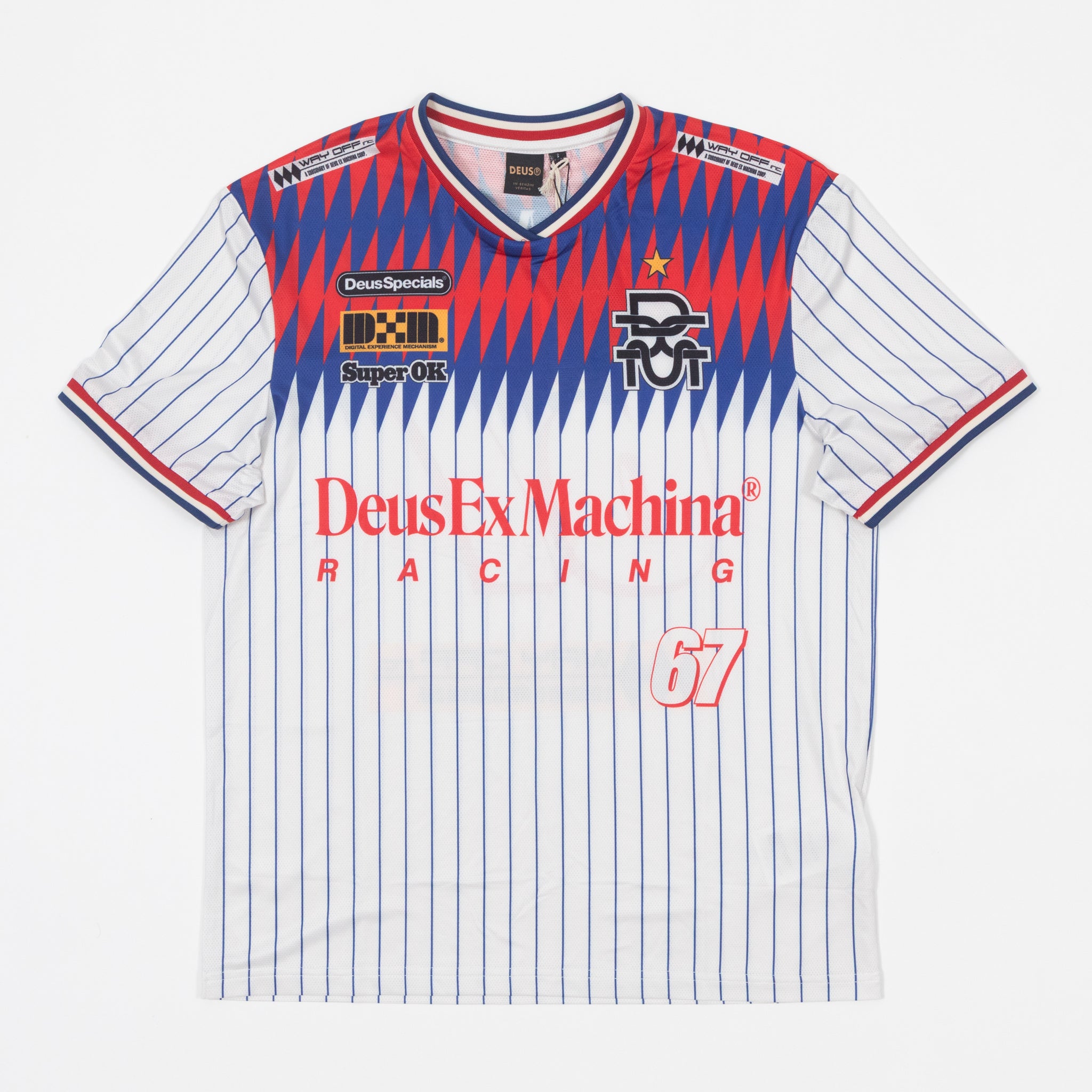 Womens DEUS EX MACHINA Bouras Moto Tee in WHITE