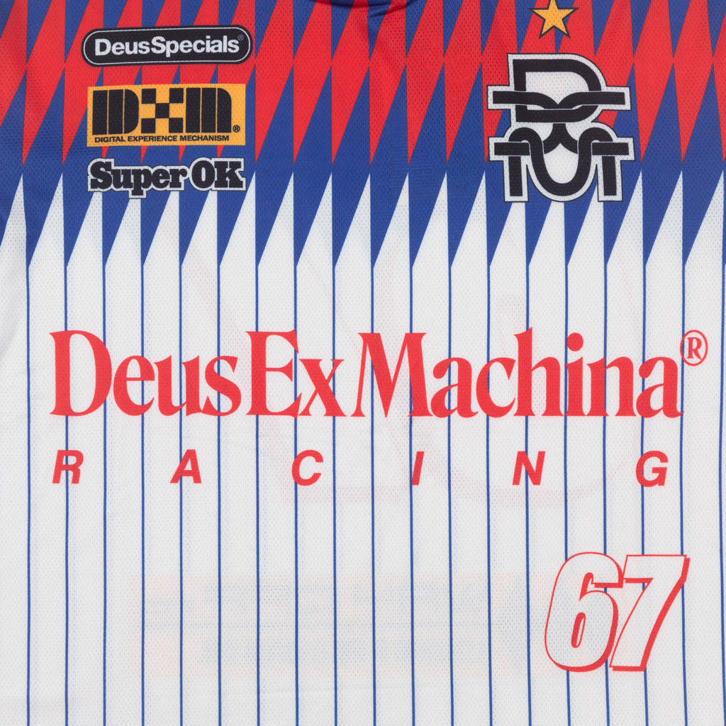 Womens DEUS EX MACHINA Bouras Moto Tee in WHITE