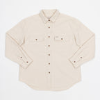 Women's BRIXTON Bowery Boyfriend Overshirt in CREAM