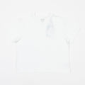 Womens COLORFUL STANDARD Boxy Crop Top in WHITE