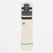STANCE Boyd Staple Socks in CREAM & TEAL
