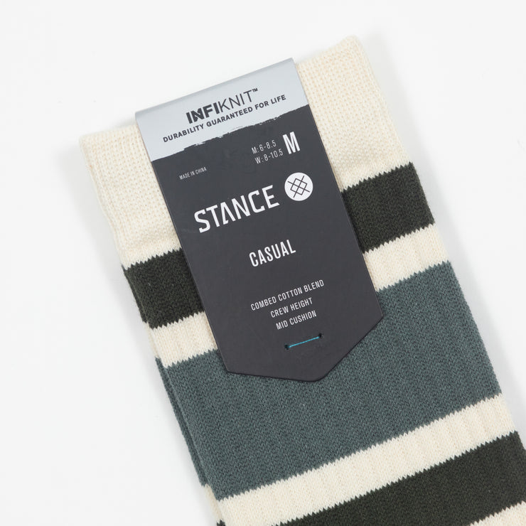 STANCE Boyd Staple Socks in CREAM & TEAL