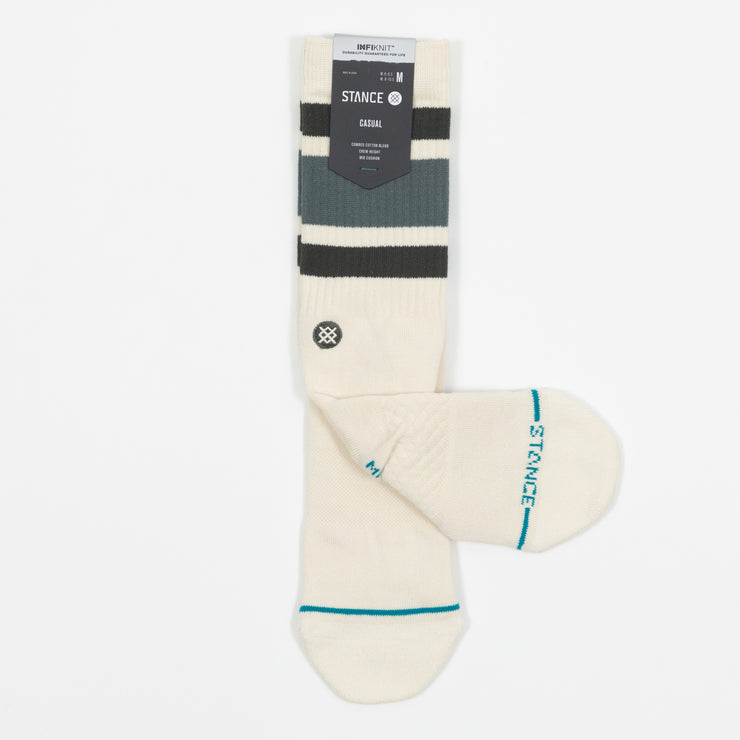 STANCE Boyd Staple Socks in CREAM & TEAL