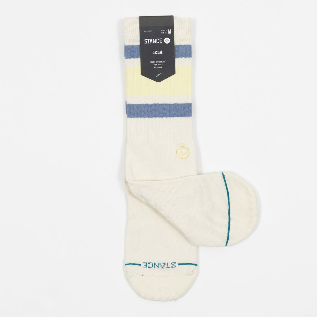 STANCE Boyd Crew Socks in BUTTER