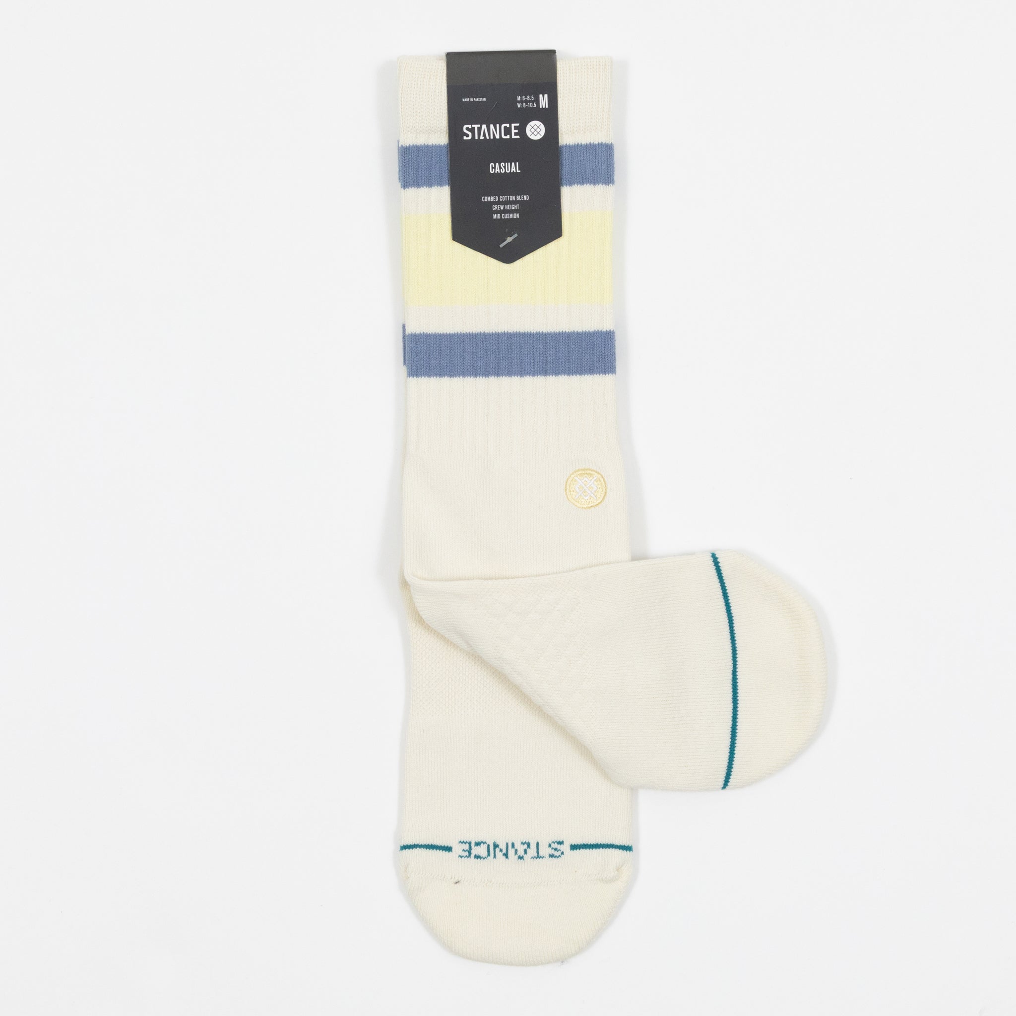STANCE Boyd Crew Socks in BUTTER