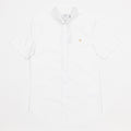 FARAH Brewer Short Sleeve Shirt in WHITE