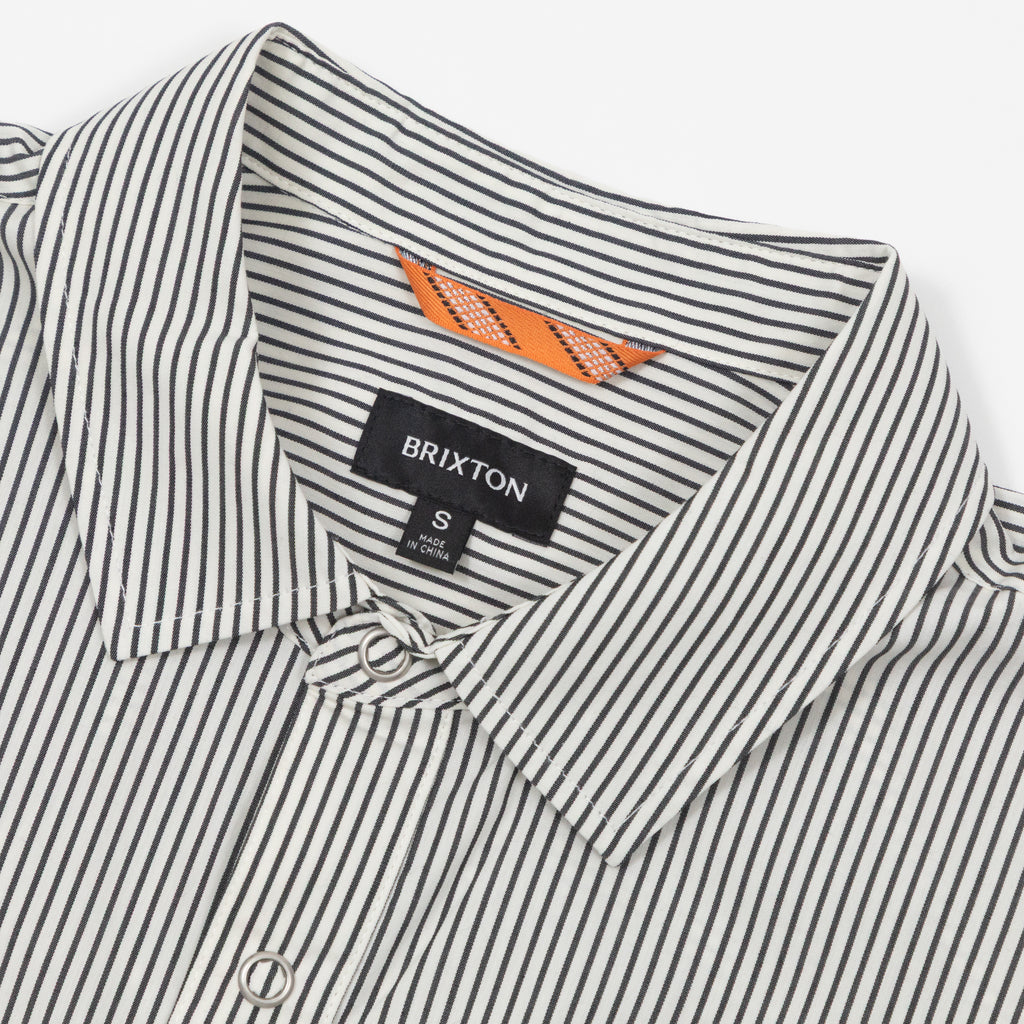 collar and snap closure brixton work wear shirt