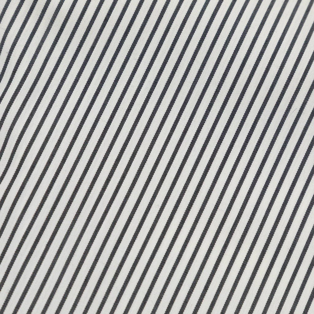 striped brixton black white builders short sleeve shirt