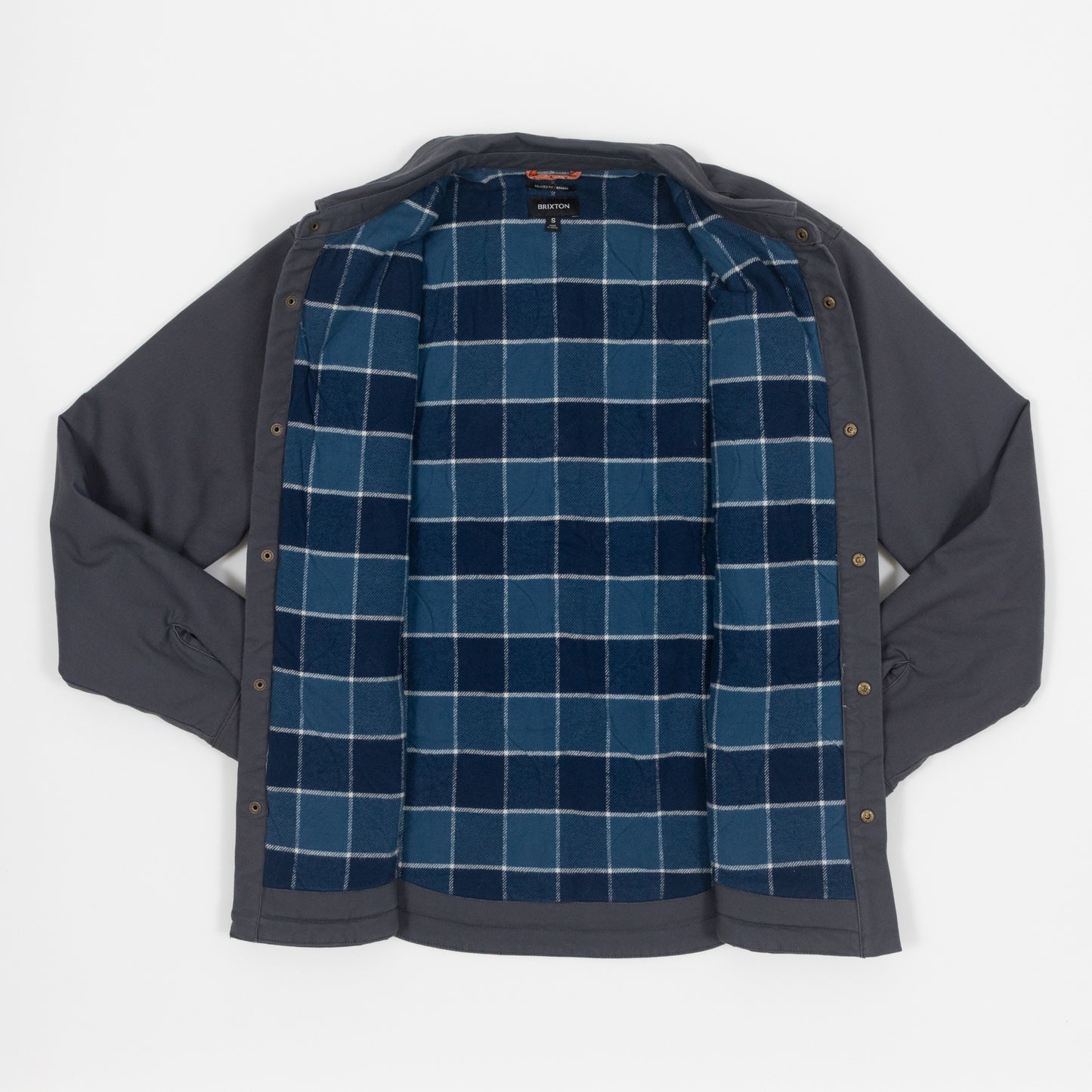 BRIXTON Builders Lined Jacket in OMBRE BLUE