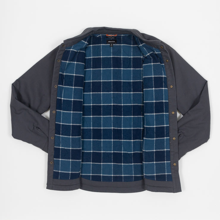 BRIXTON Builders Lined Jacket in OMBRE BLUE