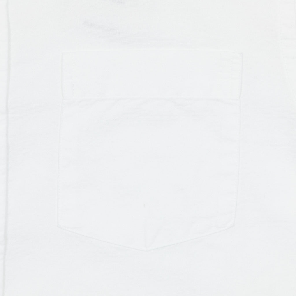 COLORFUL STANDARD Button Down Long Sleeve Shirt in WHITE