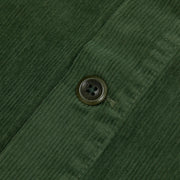 USKEES Buttoned Cord Overshirt in GREEN