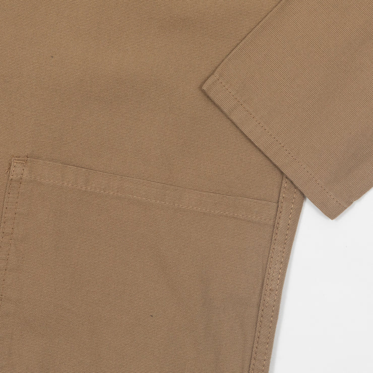 USKEES Buttoned Overshirt in BEIGE