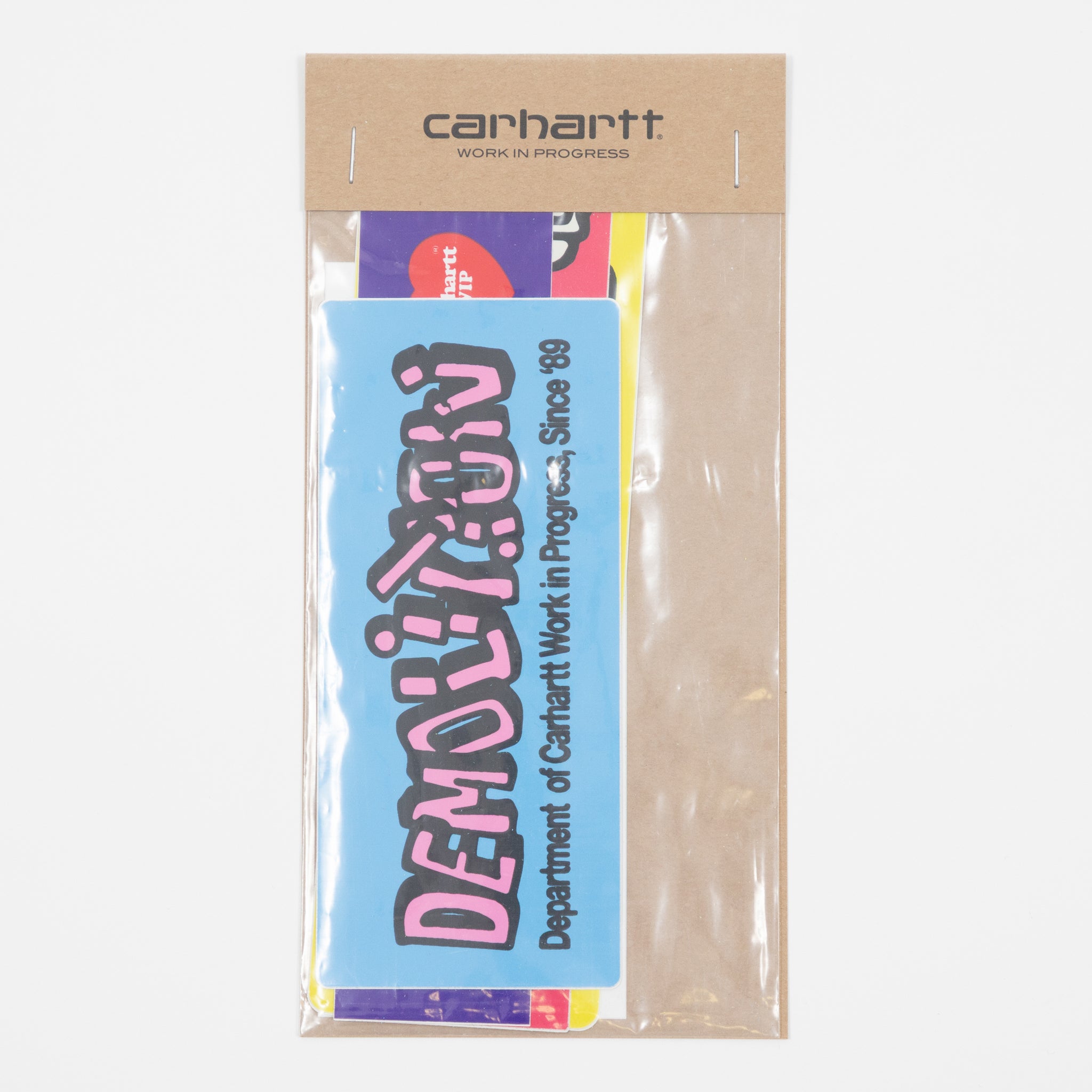 CARHARTT WIP Bumper Sticker Pack in Multicolour