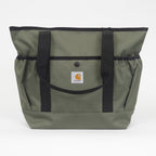 carhartt-wip-clapton-canvas-tote-bag-green — side profile