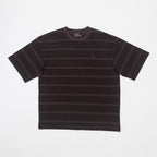 CARHARTT Hanson Short Sleeve Striped T-Shirt in PALISANDER