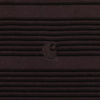 CARHARTT Hanson Short Sleeve Striped T-Shirt in PALISANDER