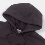 CARHARTT Hooded Chase Sweatshirt in SHALE / GOLD