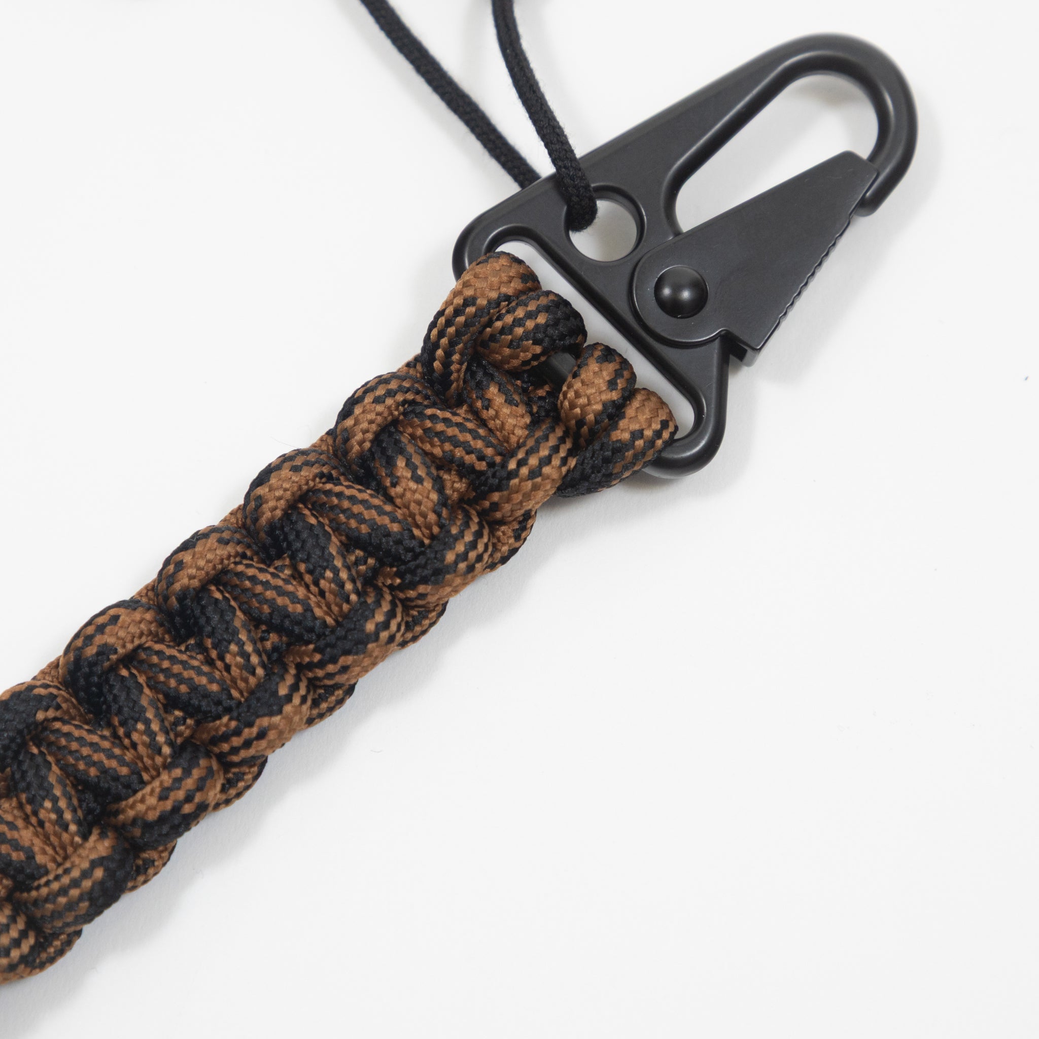 CARHARTT WIP Rope Keychain in Brown & Black
